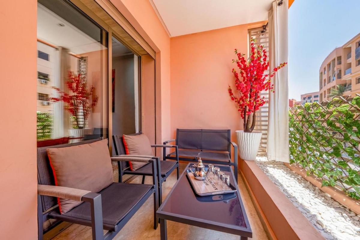 Apparemment De Prestige Gueliz Kasbel 212, 02 Chambres Marrakesh Buitenkant foto