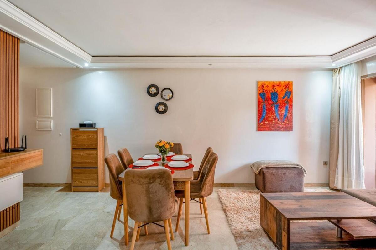 Apparemment De Prestige Gueliz Kasbel 212, 02 Chambres Marrakesh Buitenkant foto