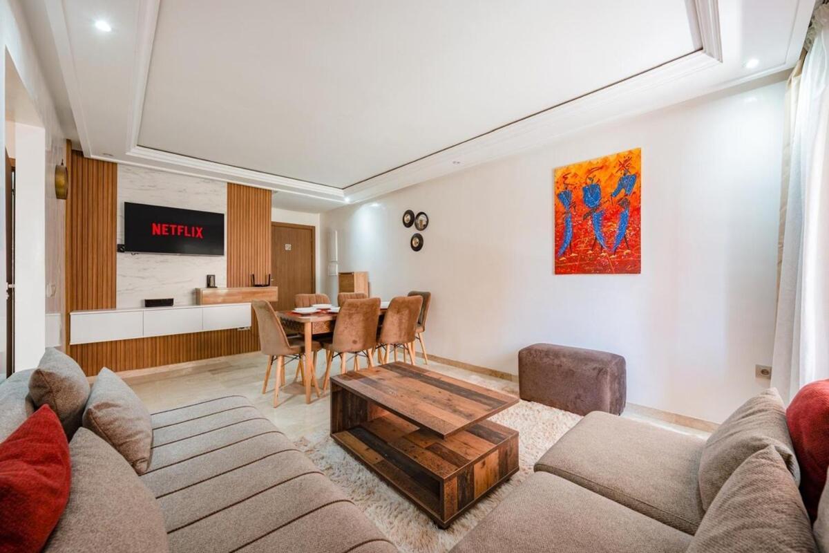 Apparemment De Prestige Gueliz Kasbel 212, 02 Chambres Marrakesh Buitenkant foto