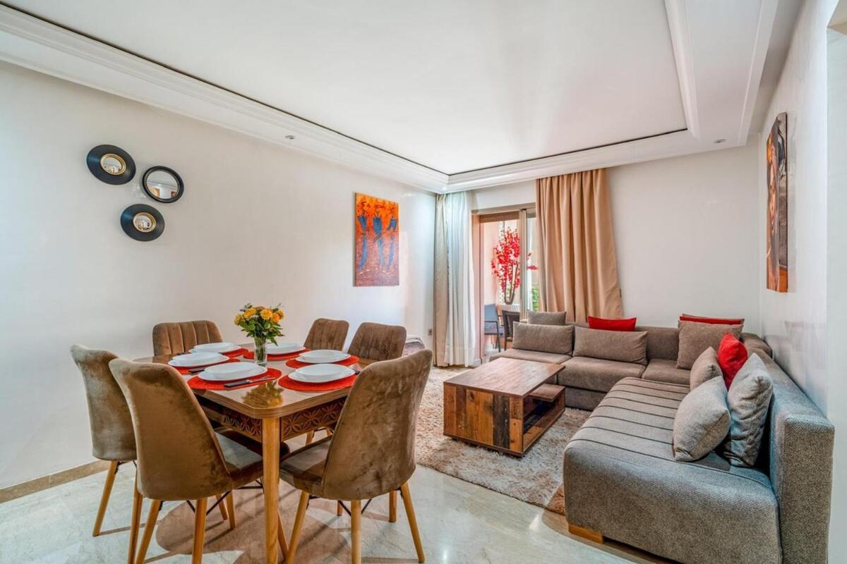 Apparemment De Prestige Gueliz Kasbel 212, 02 Chambres Marrakesh Buitenkant foto